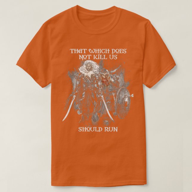 Drizzt DoUrden och Bruenor Battle Hammer T Shirt (Design framsida)