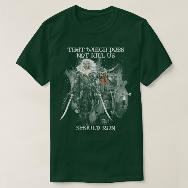 Drizzt DoUrden och Bruenor Battlehammer T Shirt (Design framsida)