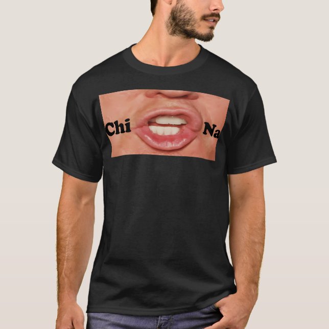 Drle Chine Donald Trump Meme Impression Rigide T Shirt (Framsida)