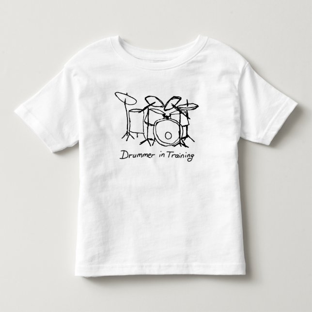 Drmmer i utbildning tee shirt (Framsida)