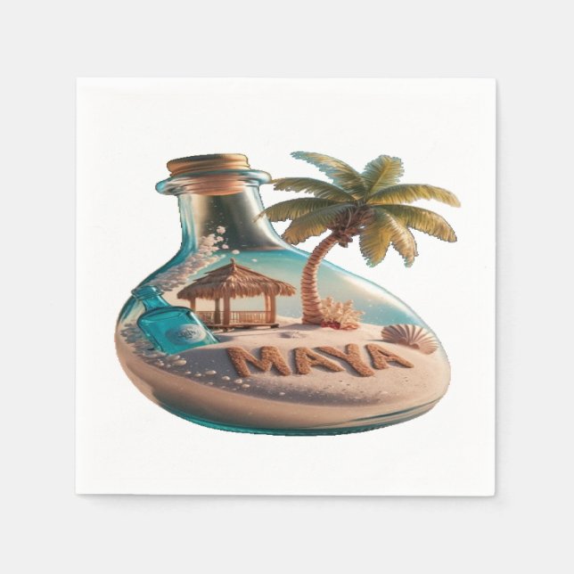 Drödröm om hemmet pappersservett (Framsidan)