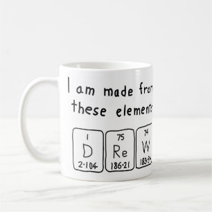 Drog den periodiska bordnamnmuggen kaffemugg