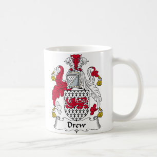 Drog familjvapenskölden kaffemugg