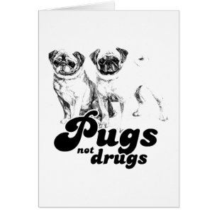 DROGER 2 FÖR MOPS INTE HÄLSNINGSKORT