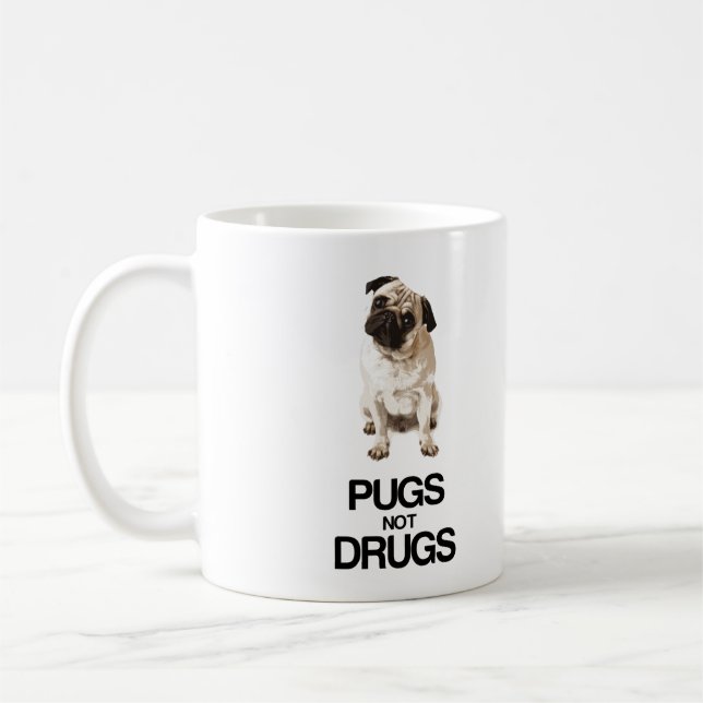 Droger för mops inte kaffemugg (Vänster)