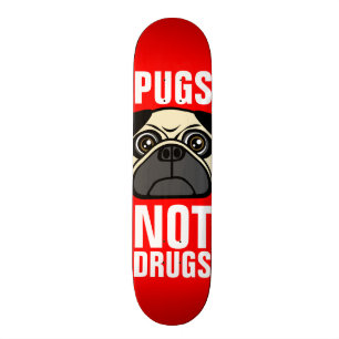 Droger för mops inte skateboard bräda 19,5 cm