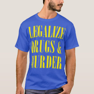 droger och mord Humoral typografi Desi T Shirt