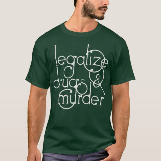 droger och mord Humous Typography Desi T Shirt
