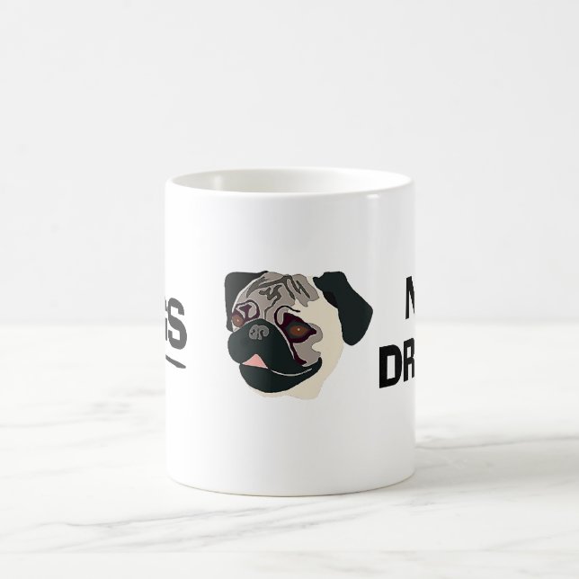 Drogmugg för mops inte kaffemugg (Center)