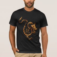 DROGON-året (kinesiska drakonet och kanji Guld)