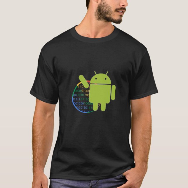 Droid bärare tee shirt (Framsida)