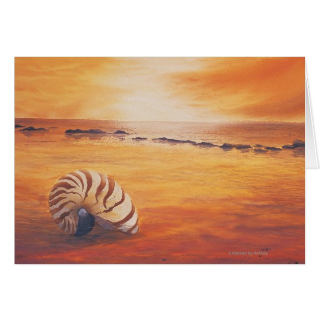 Dröja sig kvar hälsningskort (Framsidan Horizontal)