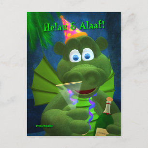 Drolly Dragons: Karneval Vykort