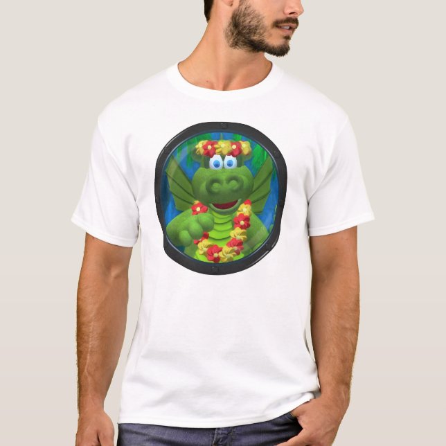 Drolly drakar: Hyttventil Tee Shirt (Framsida)