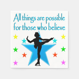 DRÖM AV ATT ÅKA SKRIDSKOR PAPPERSSERVETT