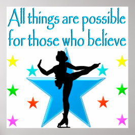 DRÖM AV ATT ÅKA SKRIDSKOR POSTER