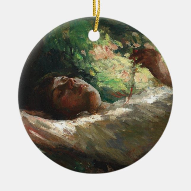 Dröm (av Ipolit Strâmbu) Julgransprydnad Keramik (Framsidan)