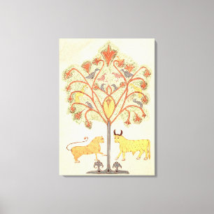 Dröm av Nebuchadnezzar från 'bibeln Canvastryck