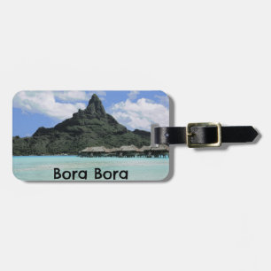 Dröm- bildande för semesterBora Bora Tahiti Atoll Bagagebricka