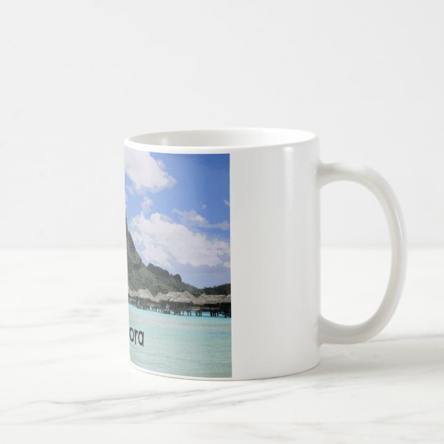 Dröm- bildande för semesterBora Bora Tahiti Atoll Kaffemugg (Höger)