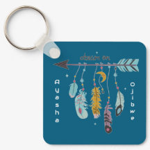 Dröm Boho Tribal Infödd Anpassad Stam/Namn
