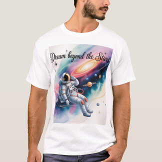 Dröm bortom stjärnorna – Astronaut rymd konst t-sh T Shirt