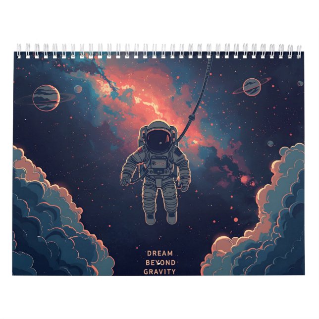 Dröm bortom tyngdkraften kalender (Omslag)