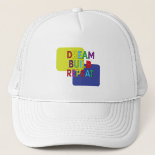 Dröm Bygg Upprepa Keps
