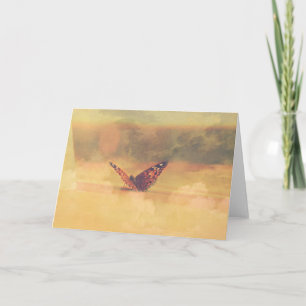 Dröm- *card* för fjäril kort