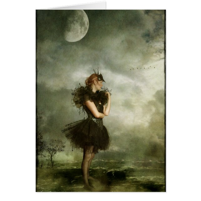 dröm- dansare för dag hälsningskort (Framsidan)