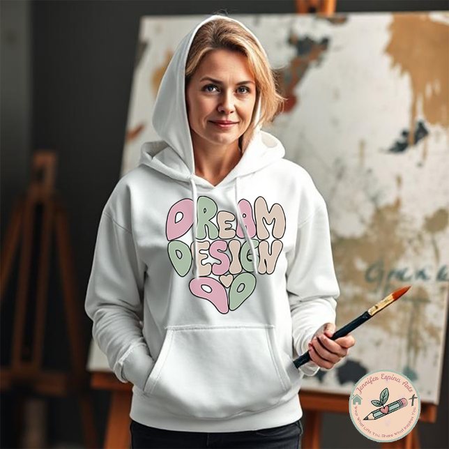 Dröm Design Gör Hand Lettering Typografi för Arti T Shirt (Skapare uppladdad)