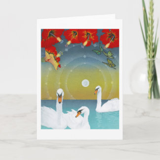 Dröm- dropp för fjäril (Magical Moonset) Kort