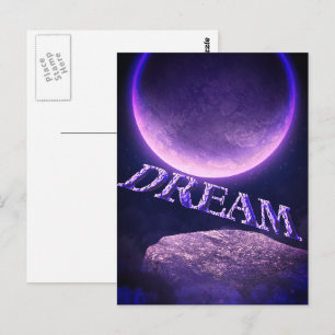 Dröm fantasy måne Inspirerande vykort