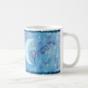 Dröm- himmelsk månestjärnamugg kaffemugg