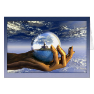 Dröm i en räcka hälsningskort