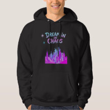 Dröm i kaos – Surrealistisk stadslandskap Hoodie