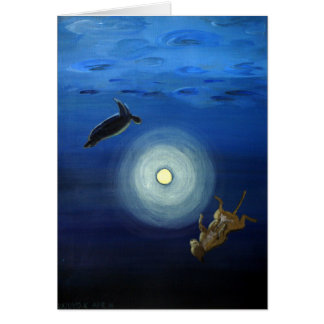Dröm i vatten 2 hälsningskort
