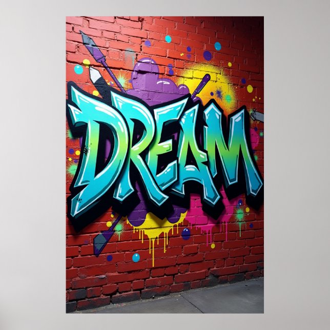 DRÖM i Wildstyle: Graffiti-upplivande Poster (Framsidan)