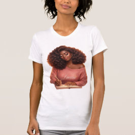 Dröm. Inspirera. Växa. Dam Grafisk T-Shirt