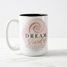 Dröm levande inspirerande mugg