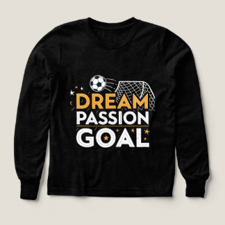 Dröm mål – Motivations Fotboll Logo T-shirt 