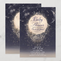 Dröm Måne Magi Kosmiska Gnistor Baby Shower