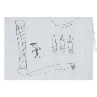 Dröm- monster hälsningskort