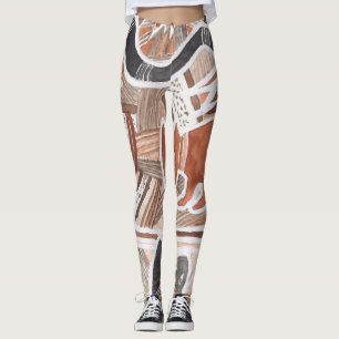Dröm- mytiska djur för australier 5 ormdamasker leggings