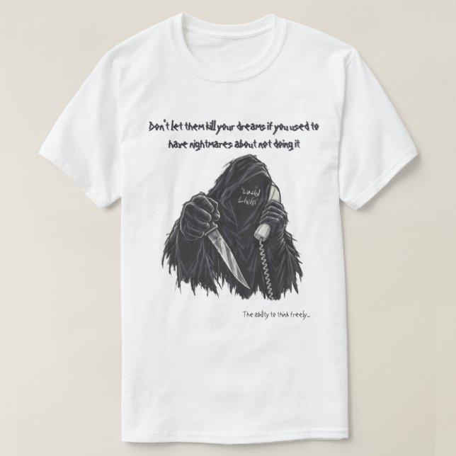 Dröm om att döda T-shirt (Design framsida)