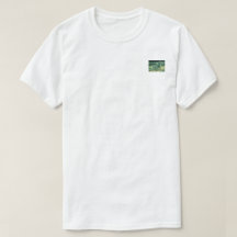 Dröm om raket— T-shirt med tryck på bröstet