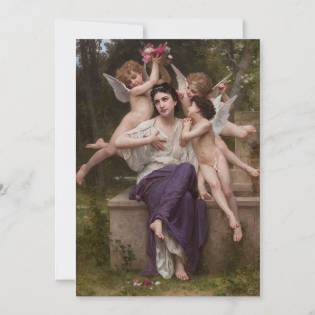 Dröm om vår, Rêve de Printemps av Bouguereau (Framsida)