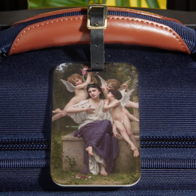 Dröm om vår, Rêve de Printemps av Bouguereau Bagagebricka (Framsida Insitu 2)