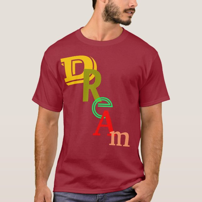 Dröm på drömmare t-shirt (Framsida)