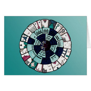 Dröm- serie: Mayan kalender Hälsningskort